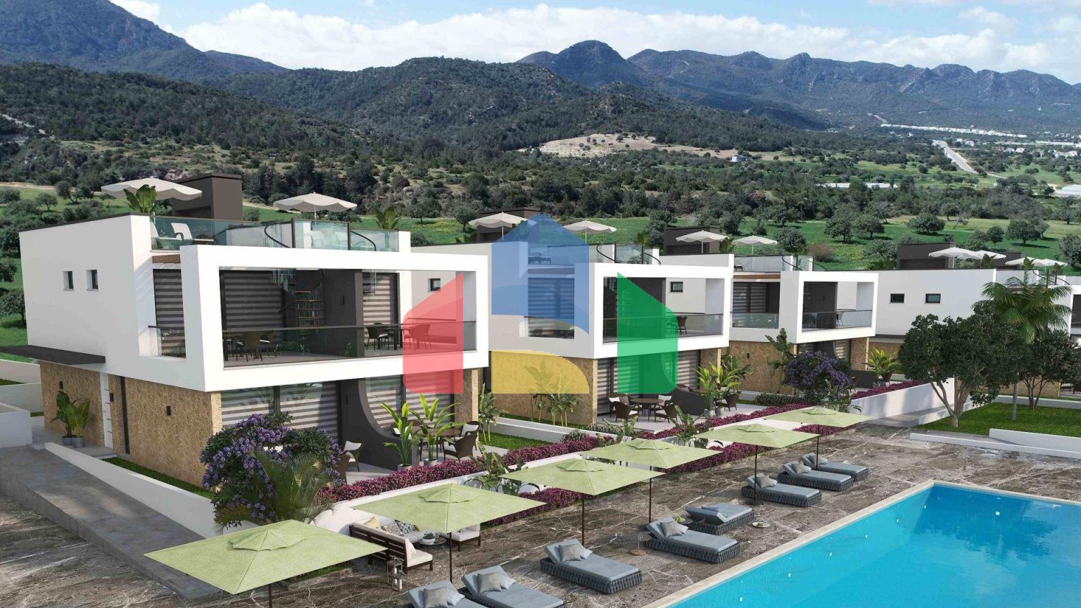 3-комнатная duplex вилла 164 м2 с террасой на крыше и собственным садом