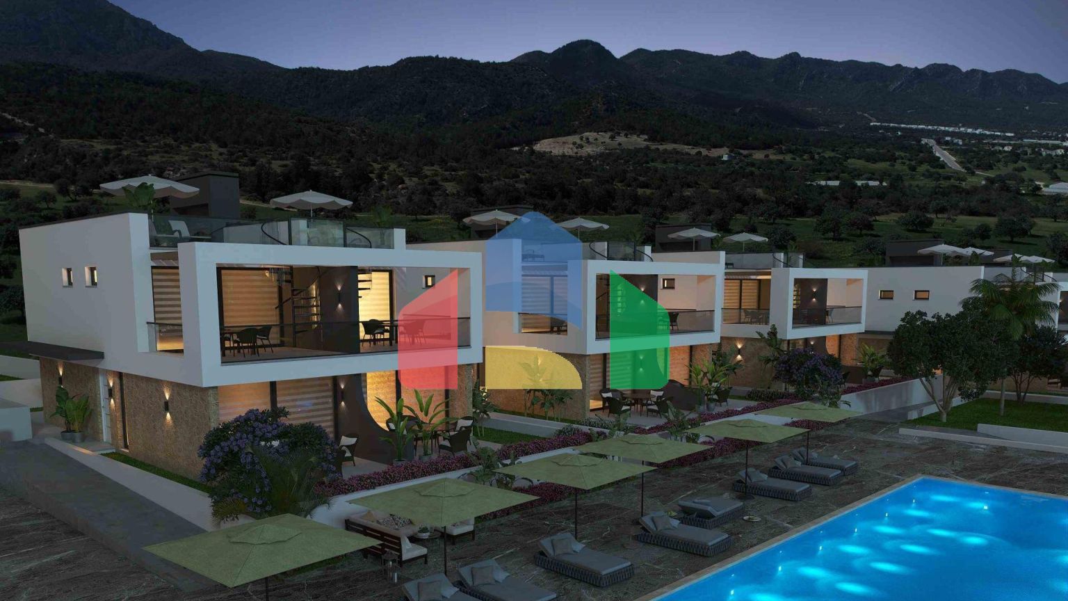 3-комнатная duplex вилла 164 м2 с террасой на крыше и собственным садом