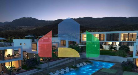 3-комнатная duplex вилла 164 м2 с террасой на крыше и собственным садом