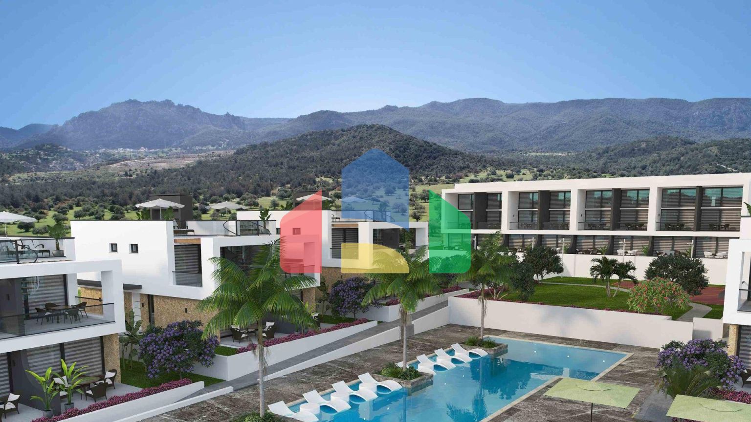 3-комнатная duplex вилла 164 м2 с террасой на крыше и собственным садом