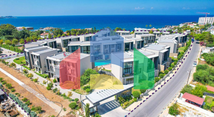 4-комнатные двухуровневые апартаменты 115 м2 в 100 метрах от моря