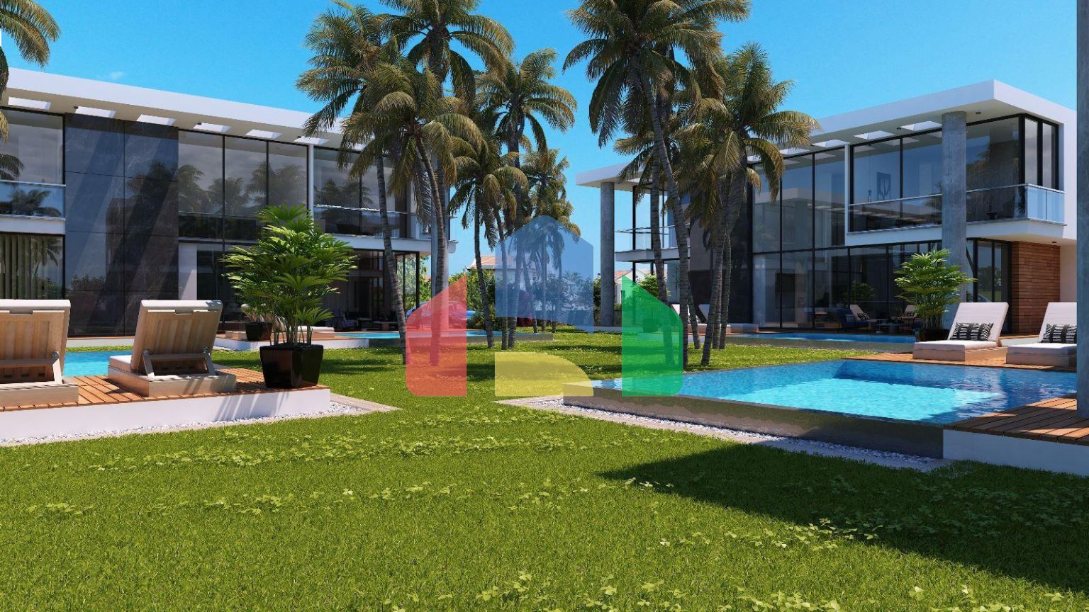 Современная 5-комнатная вилла 220 м2 с личным бассейном в 270 метрах от пляжа