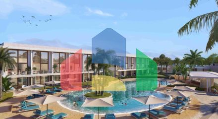 Студия пентхаус 38 м2 с террасой 12 м2 и на крыше 24 м2 в пешей доступности к пляжу Студия пентхаус 38 м2 с террасой 12 м2 и на крыше 24 м2 в пешей доступности к пляжу