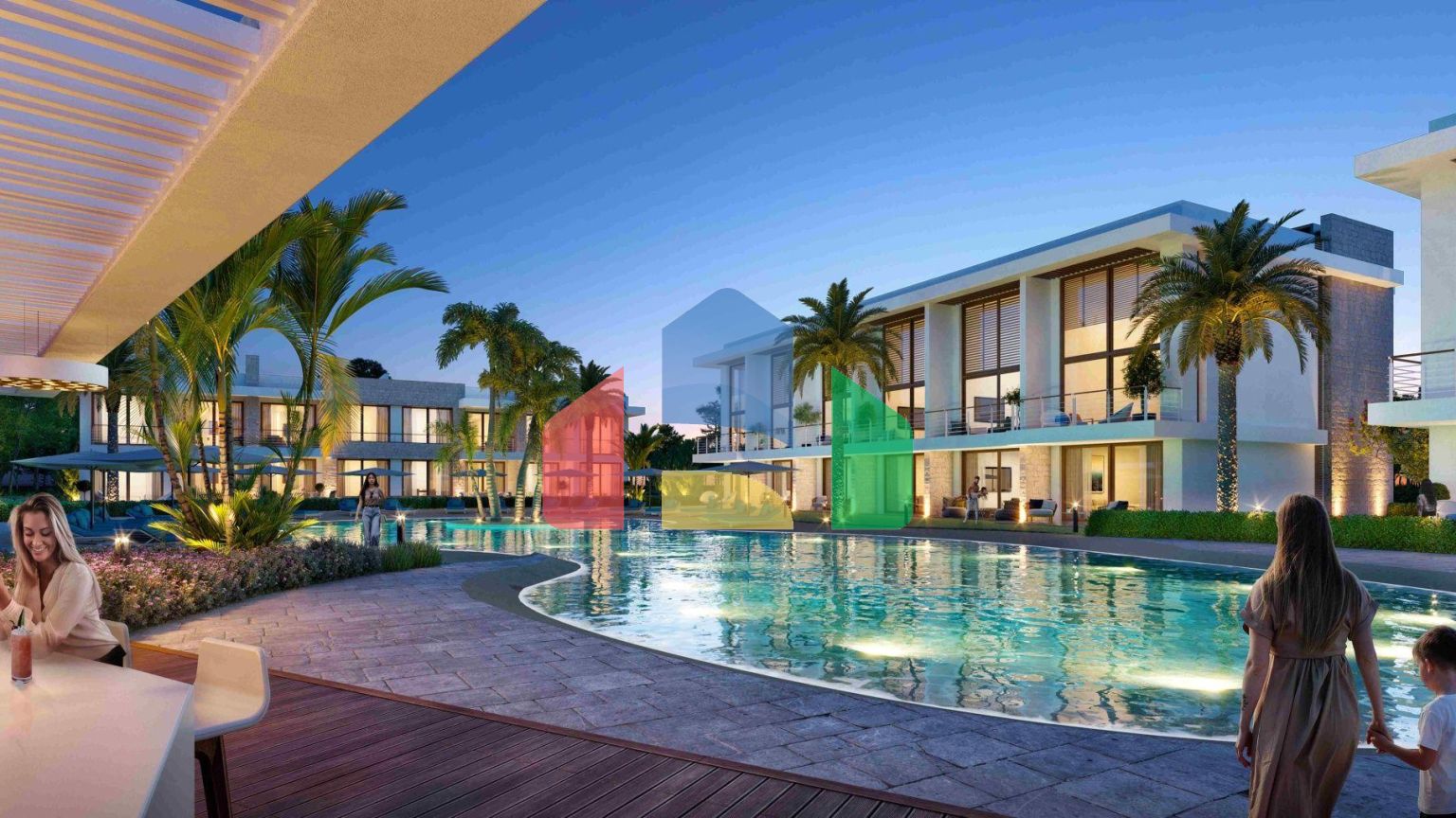 Студия пентхаус 38 м2 с террасой 12 м2 и на крыше 24 м2 в пешей доступности к пляжу