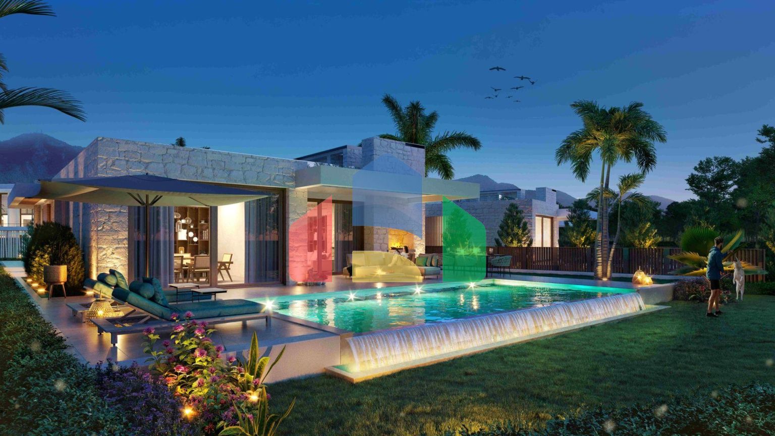 Студия пентхаус 38 м2 с террасой 12 м2 и на крыше 24 м2 в пешей доступности к пляжу