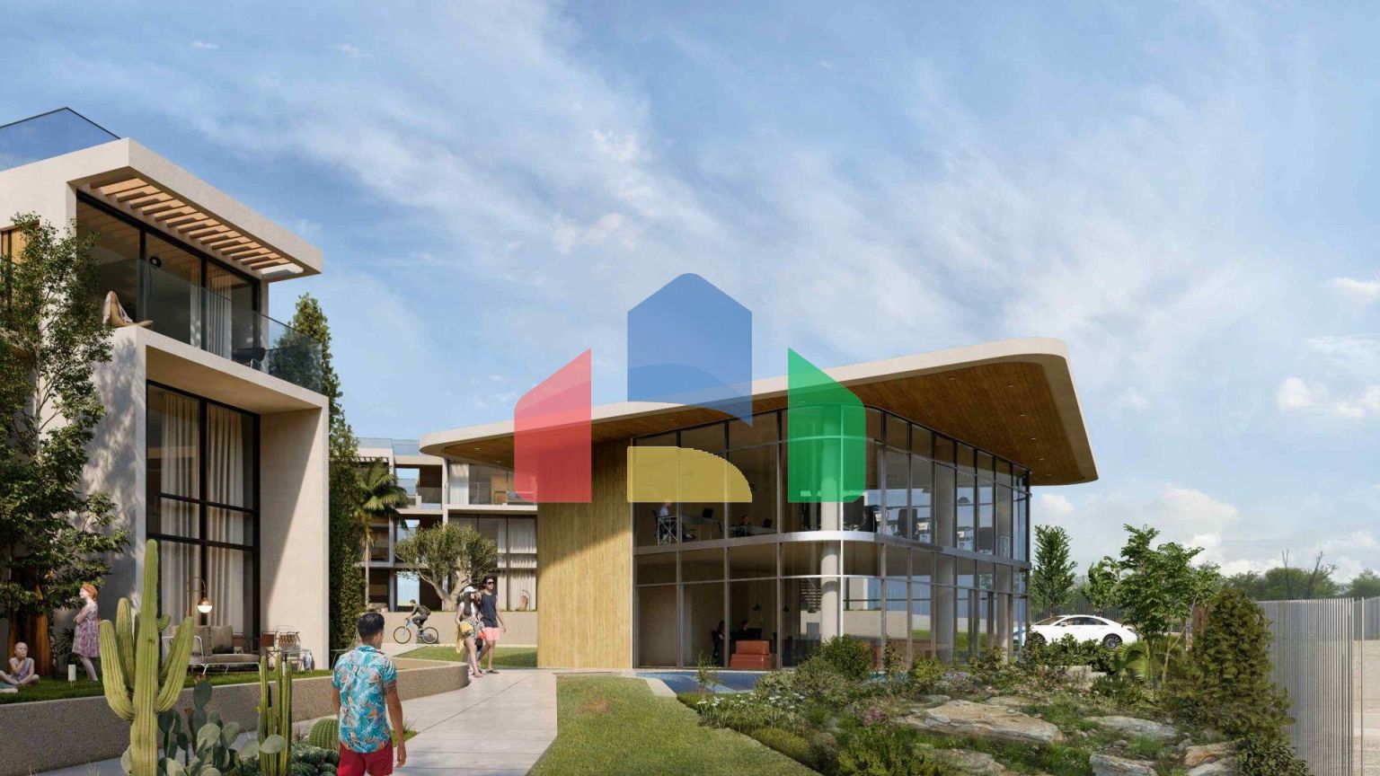 3-комнатный loft пентхаус 142 м2 с террасой на крыше 53 м2 в новом и современном комплексе в Эсентепе