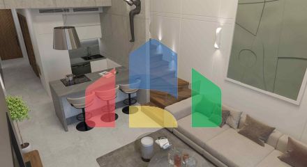 3-комнатный loft пентхаус 142 м2 с террасой на крыше 53 м2 в новом и современном комплексе в Эсентепе