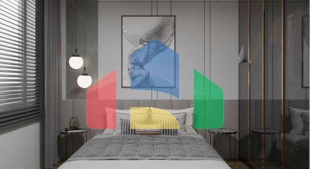 3-комнатный loft пентхаус 142 м2 с террасой на крыше 53 м2 в новом и современном комплексе в Эсентепе