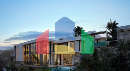 3-комнатный loft пентхаус 142 м2 с террасой на крыше 53 м2 в новом и современном комплексе в Эсентепе