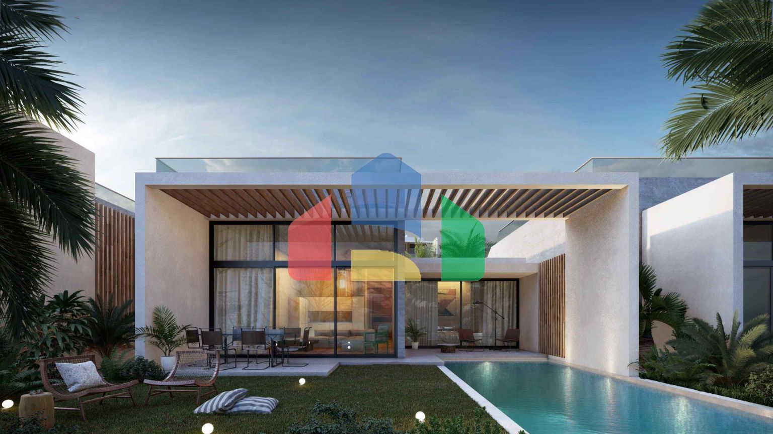 3-комнатный loft пентхаус 142 м2 с террасой на крыше 53 м2 в новом и современном комплексе в Эсентепе