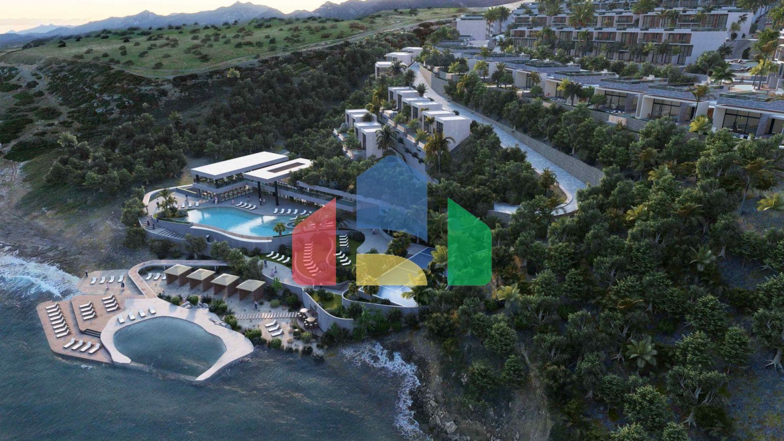 3-комнатный loft пентхаус 142 м2 с террасой на крыше 53 м2 в новом и современном комплексе в Эсентепе