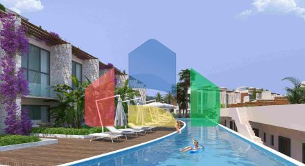 2-комнатные апартаменты 60 м2 с террасой 10 м2 в роскошном комплексе с видом на море 2-комнатные апартаменты 60 м2 с террасой 10 м2 в роскошном комплексе с видом на море