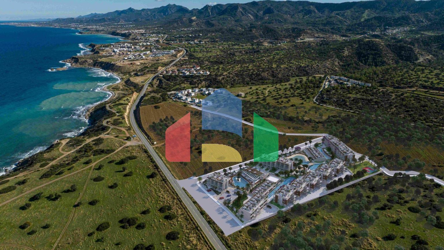 2-комнатные апартаменты 60 м2 с террасой 10 м2 в роскошном комплексе с видом на море