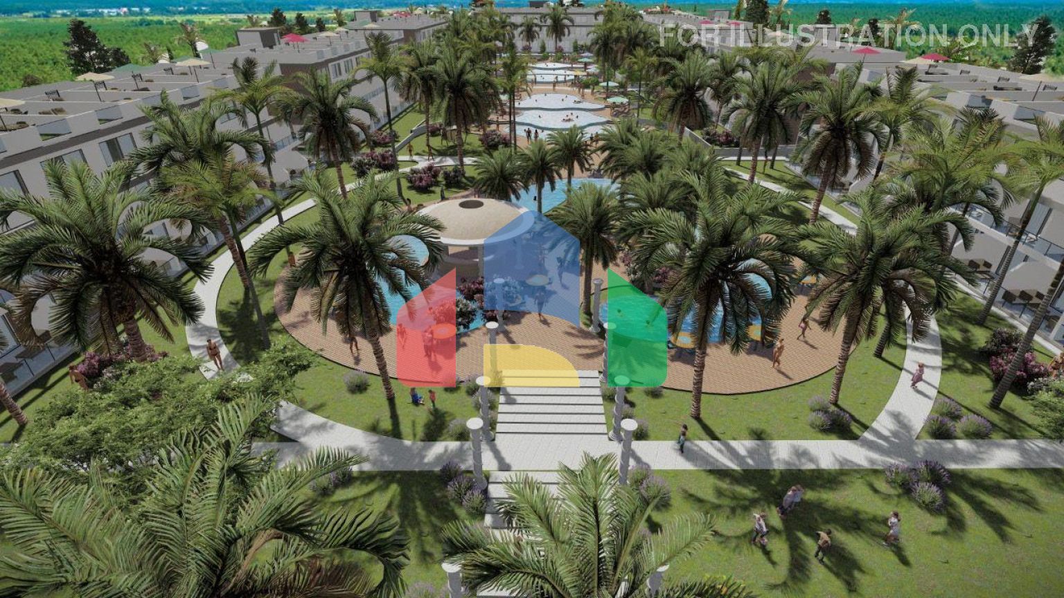 4-комнатный таунхаус 127 м2 c террасой на крыше 40 м2 в комплексе с частным пляжем