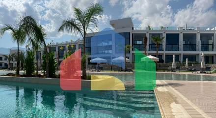 Студия 45 м2 с террасой 8 м2 в 250 метрах от пляжа с мебелью и техникой Студия 45 м2 с террасой 8 м2 в 250 метрах от пляжа с мебелью и техникой