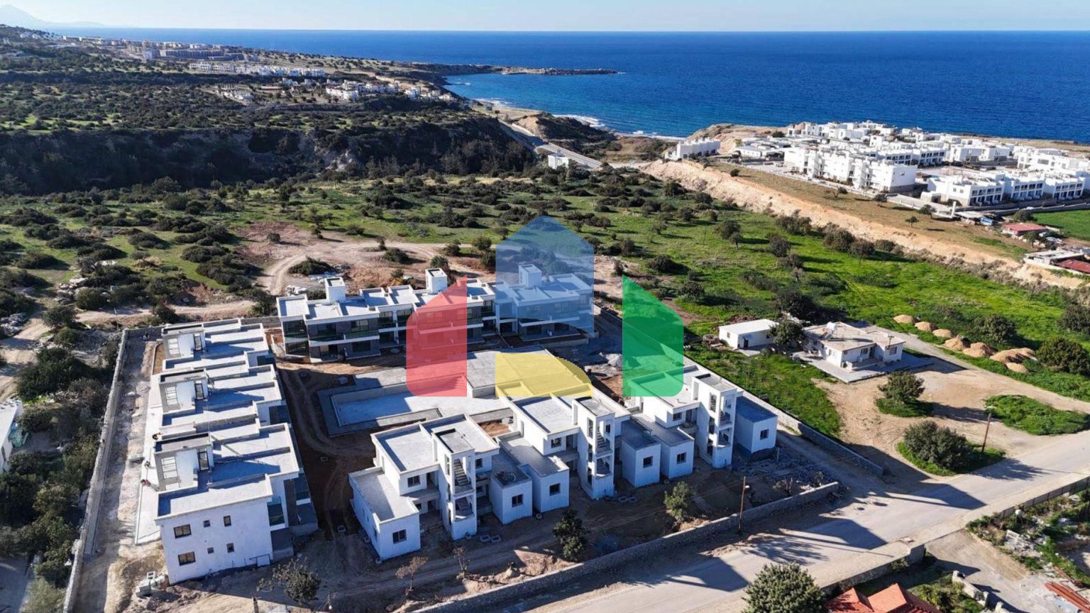 2-комнатные апартаменты 58 м2 с прямым видом на море!