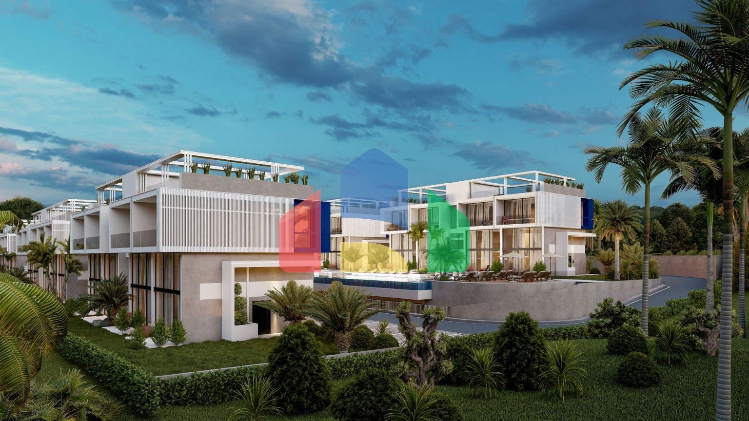 2-комнатный пентхаус 48 м2 в Татлысу