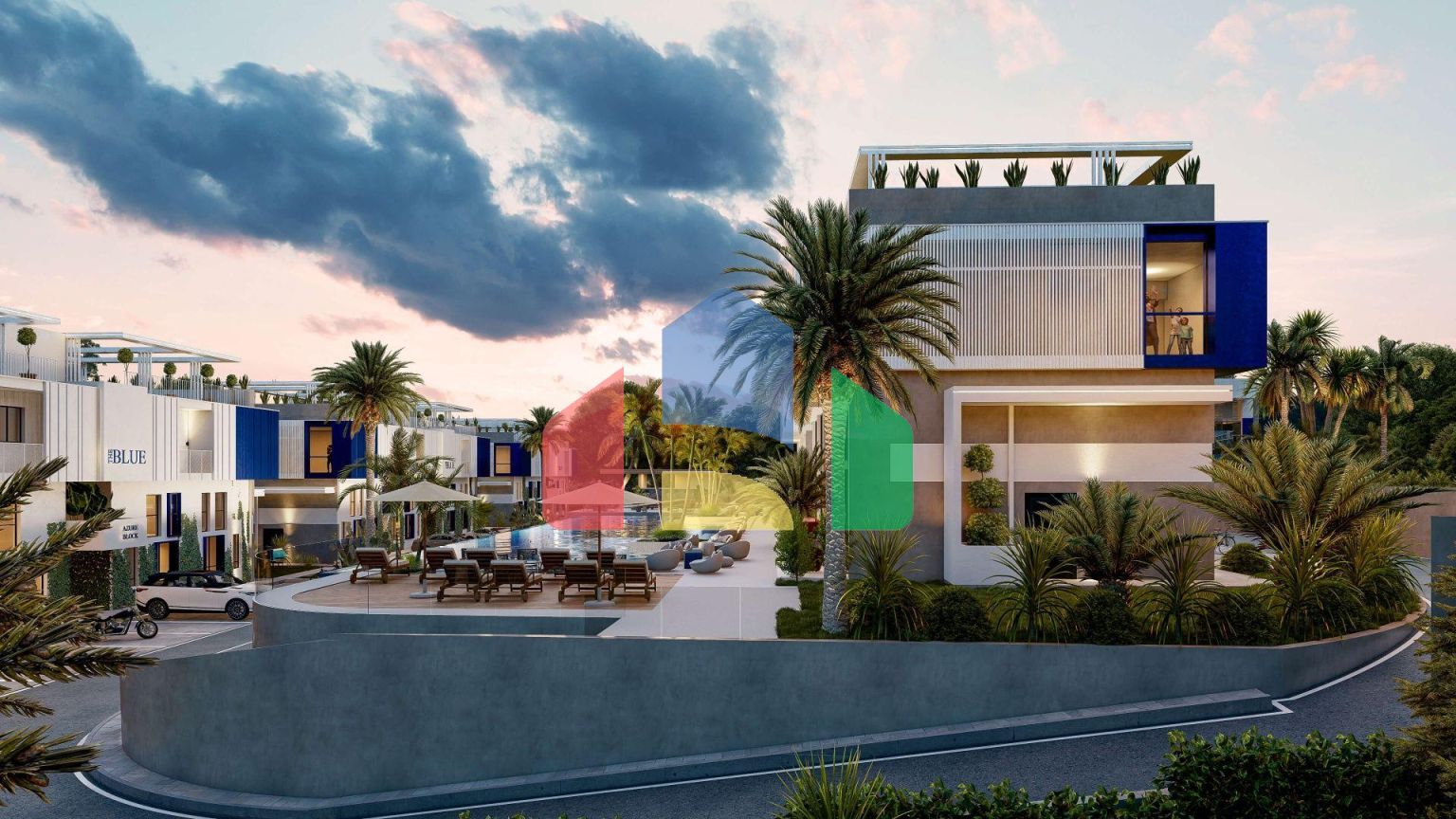 2-комнатный пентхаус 48 м2 в Татлысу