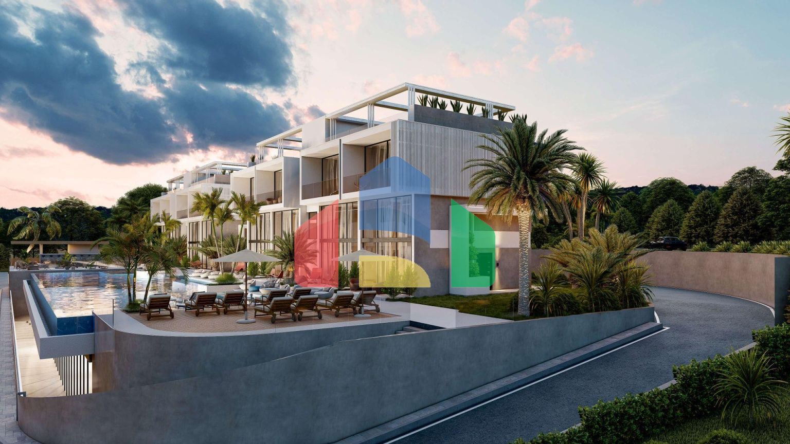 2-комнатный пентхаус 48 м2 в Татлысу