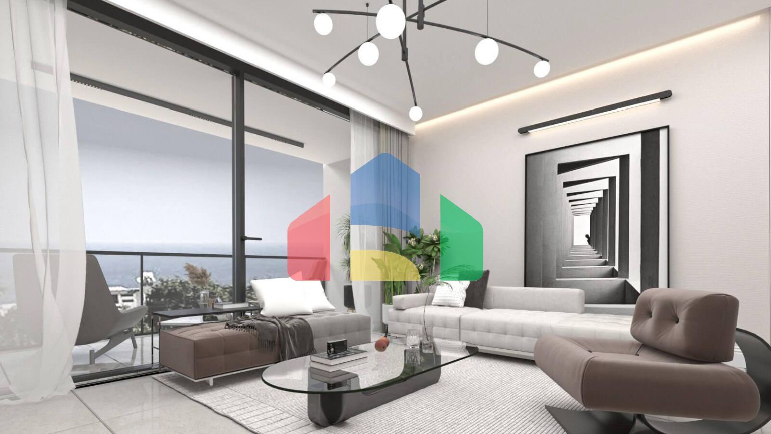 2-комнатный пентхаус 48 м2 в Татлысу