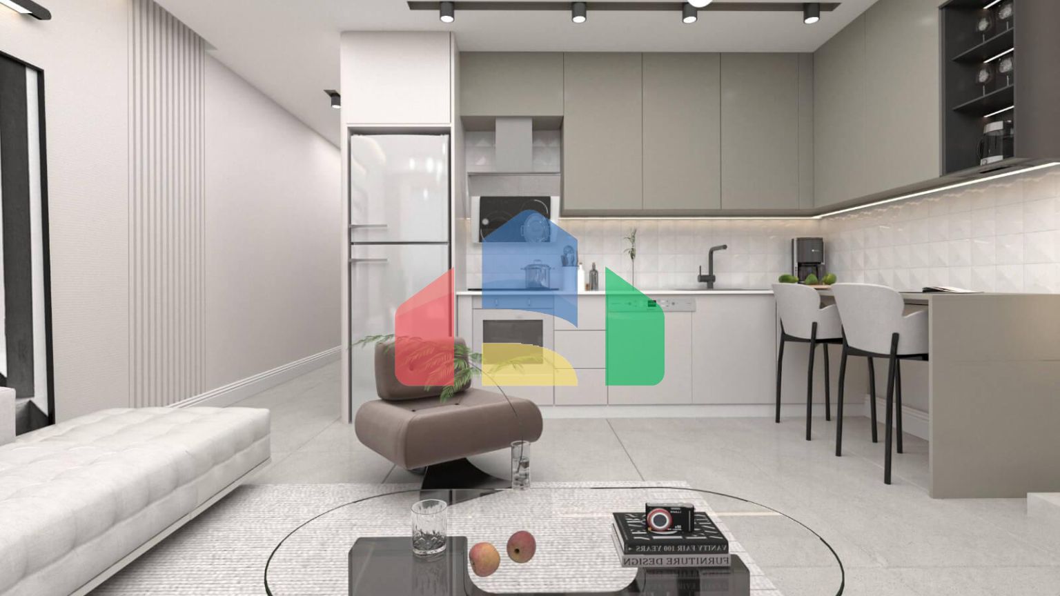 2-комнатный пентхаус 48 м2 в Татлысу