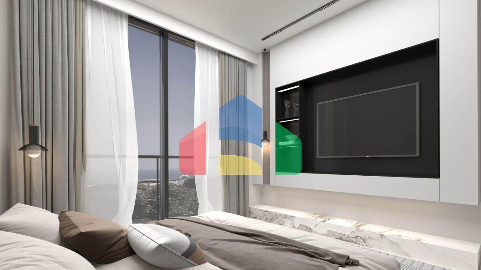 2-комнатный пентхаус 48 м2 в Татлысу