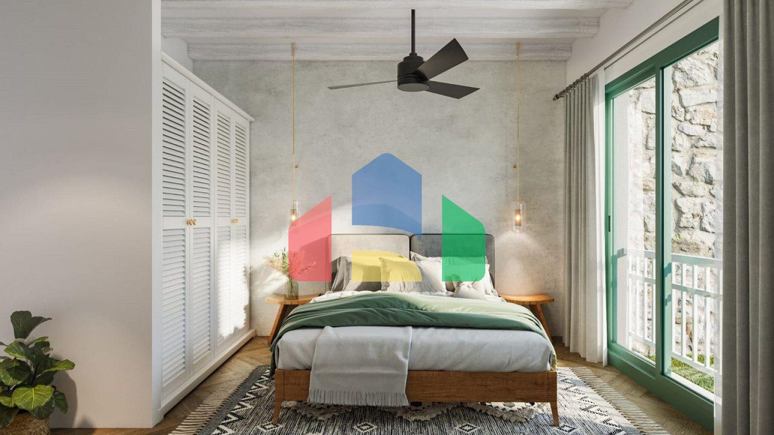 3-комнатный пентхаус 71 м2 с террасой на крыше 50 м2 в Лапте