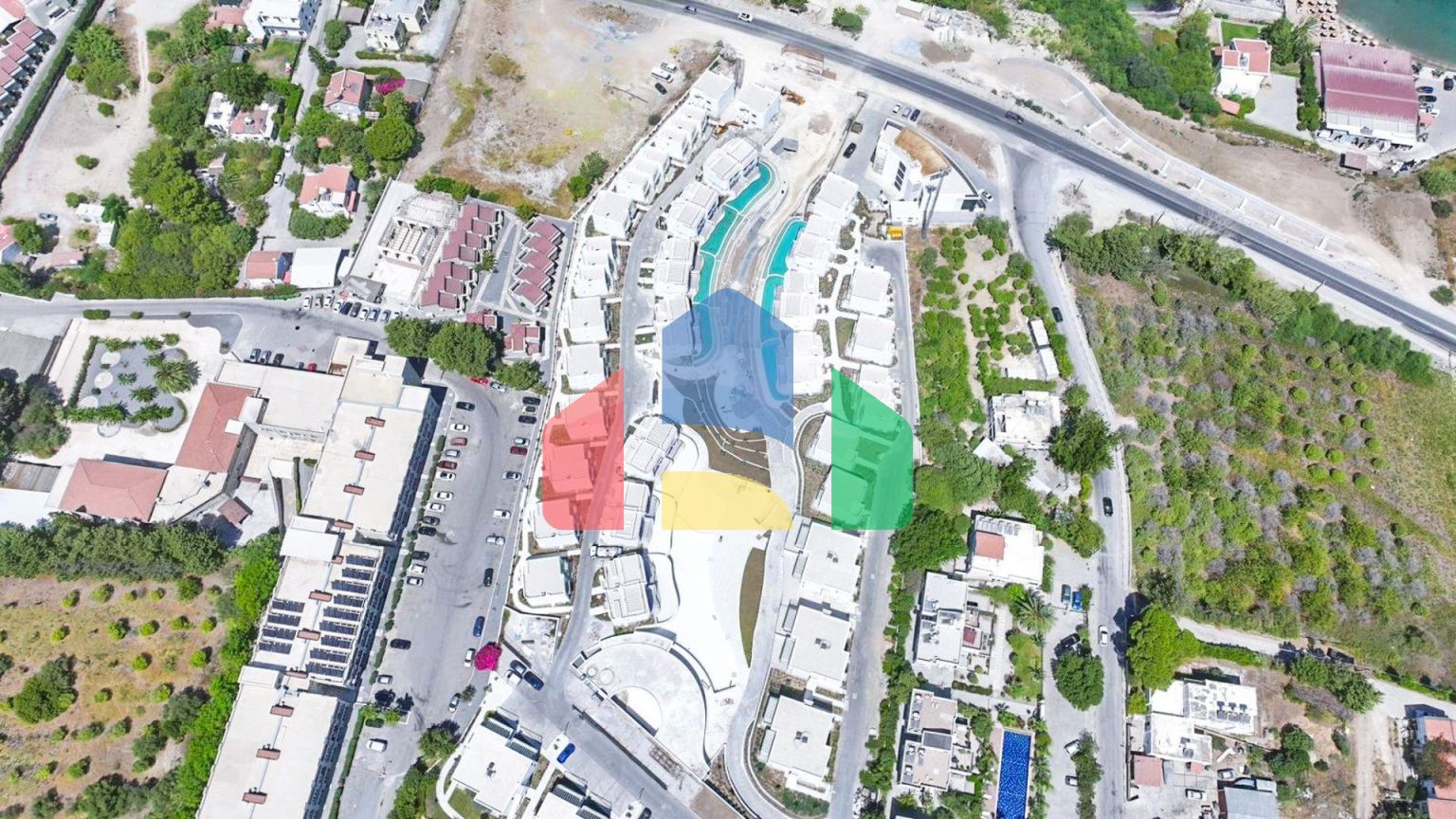 3-комнатный пентхаус 71 м2 с террасой на крыше 50 м2 в Лапте