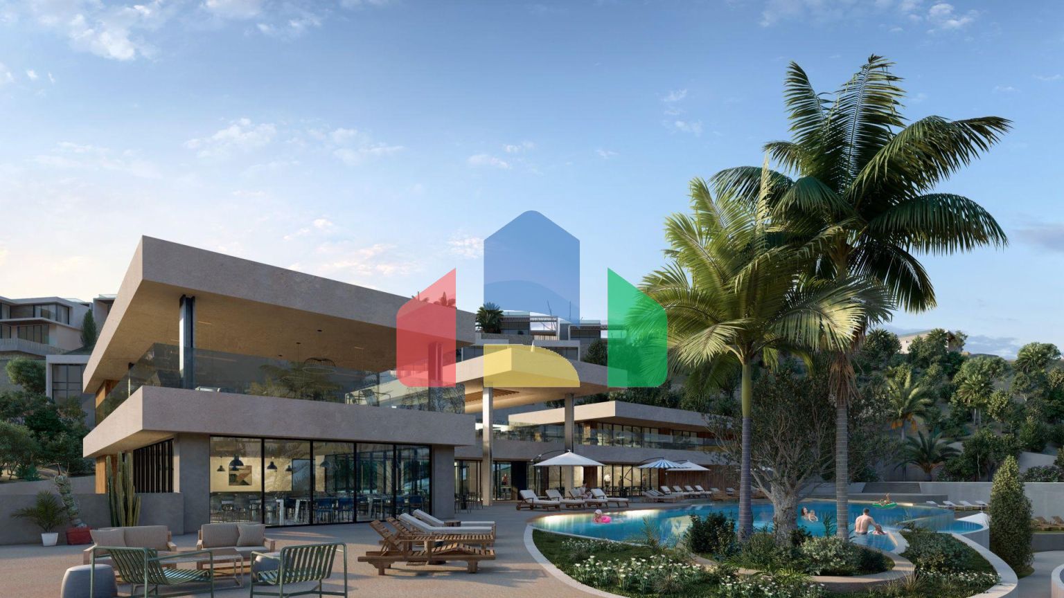 2-комнатные апартаменты loft 63 м2  в новом и современном комплексе в Эсентепе