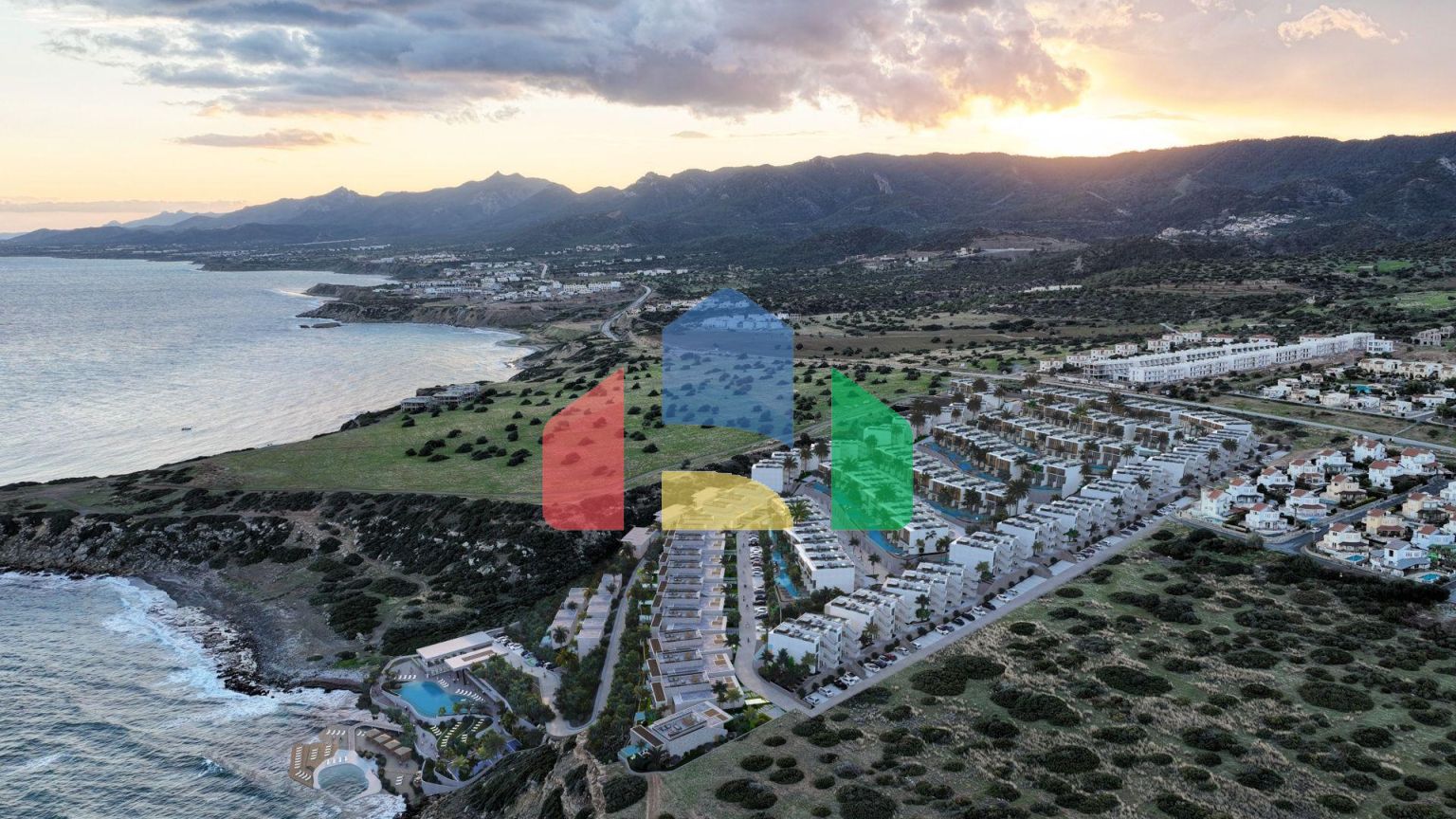 2-комнатные апартаменты loft 63 м2  в новом и современном комплексе в Эсентепе