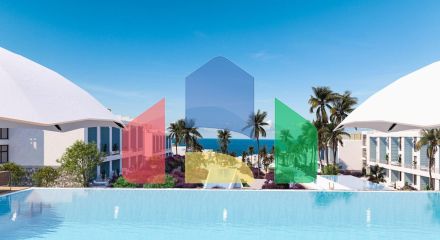 Студия 46 м2 с балконом 6 м2 в комплексе у моря Студия 46 м2 с балконом 6 м2 в комплексе у моря