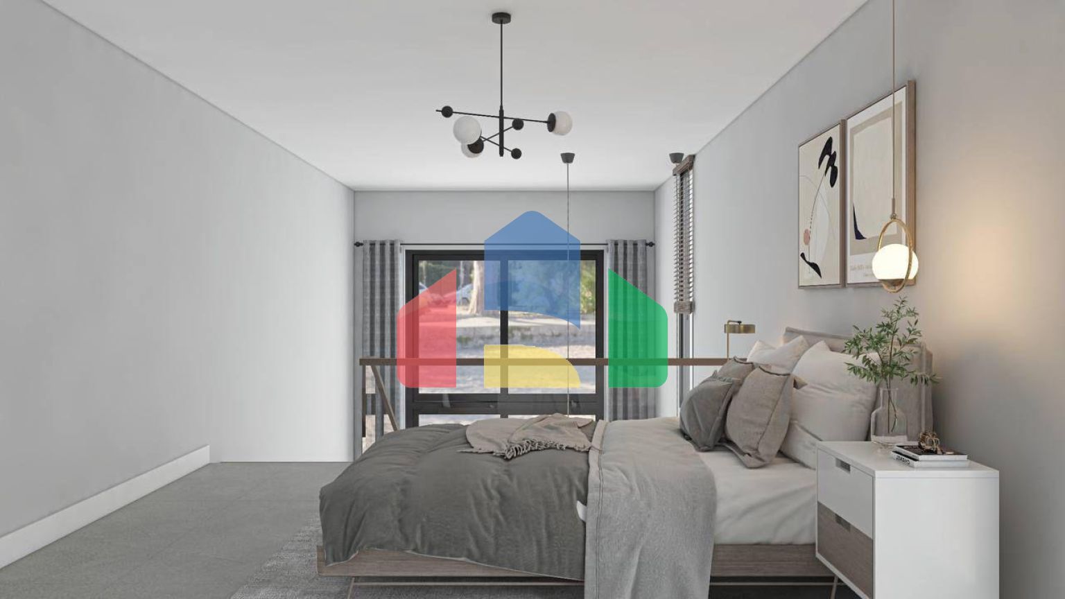 3-комнатный пентхаус loft 70 м2 с террасой на крыше 35 м2 с видами на море!