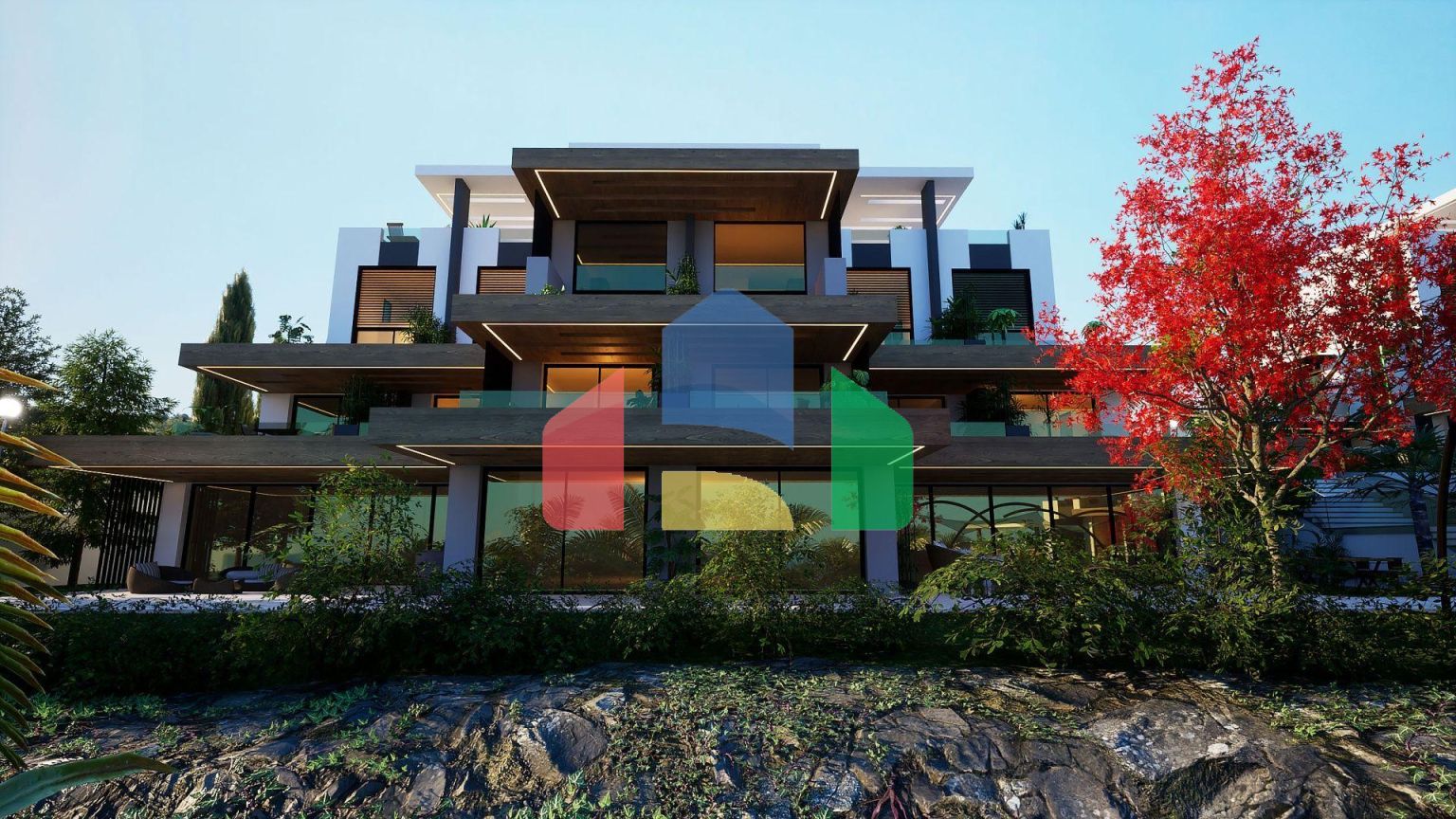 3-комнатный пентхаус loft 70 м2 с террасой на крыше 35 м2 с видами на море!