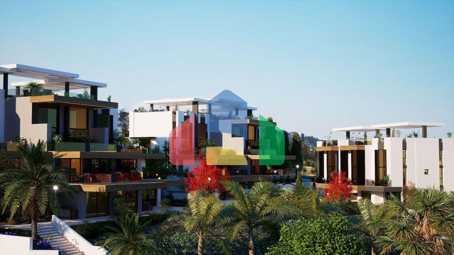 3-комнатный пентхаус loft 70 м2 с террасой на крыше 35 м2 с видами на море!