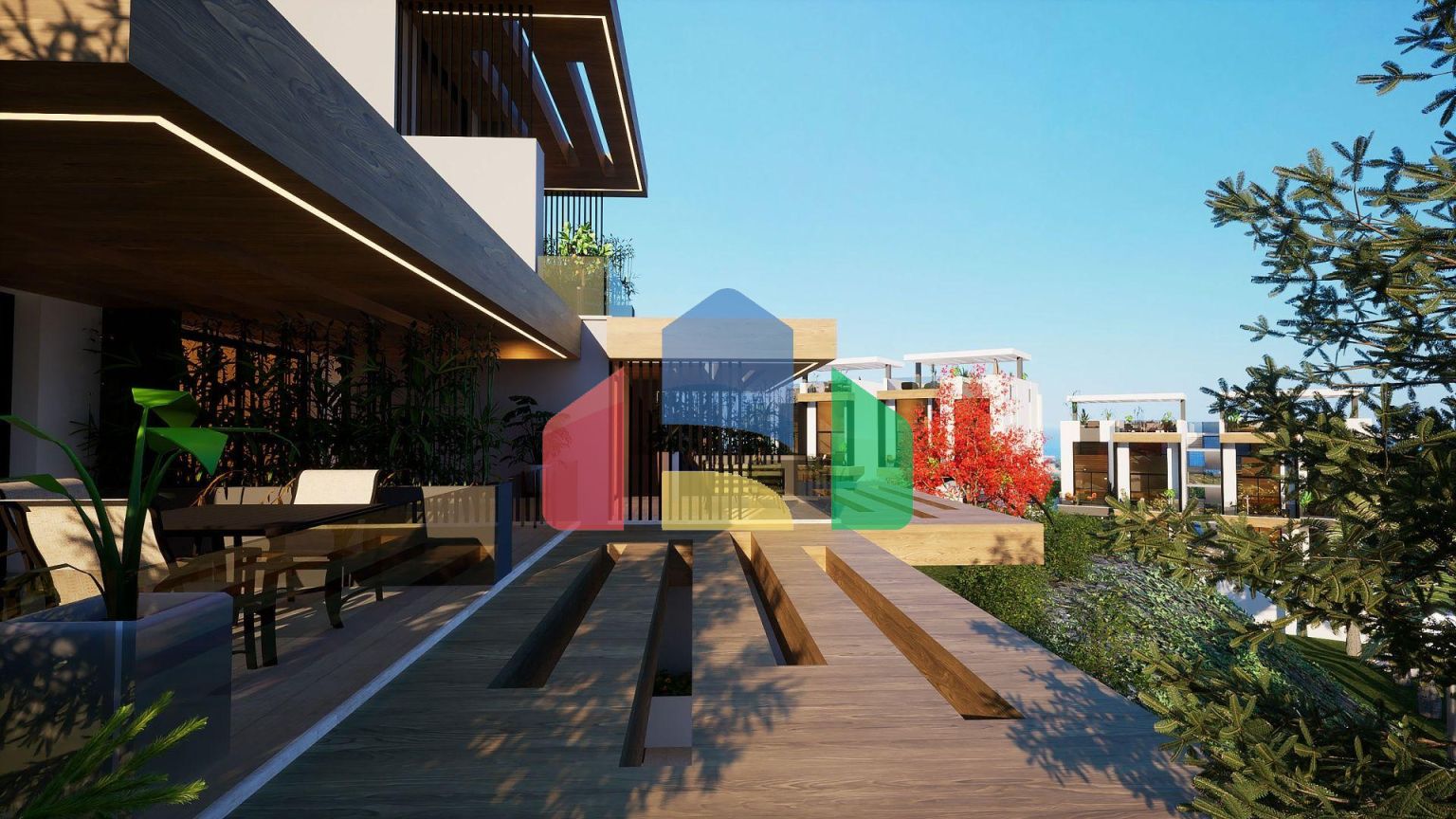 3-комнатный пентхаус loft 70 м2 с террасой на крыше 35 м2 с видами на море!