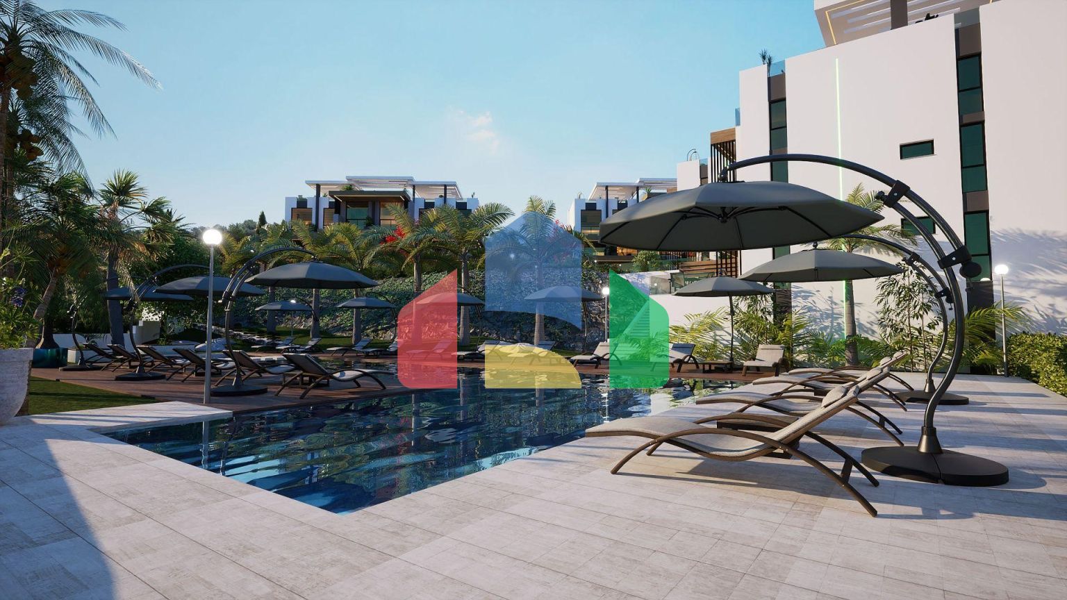 3-комнатный пентхаус loft 70 м2 с террасой на крыше 35 м2 с видами на море!