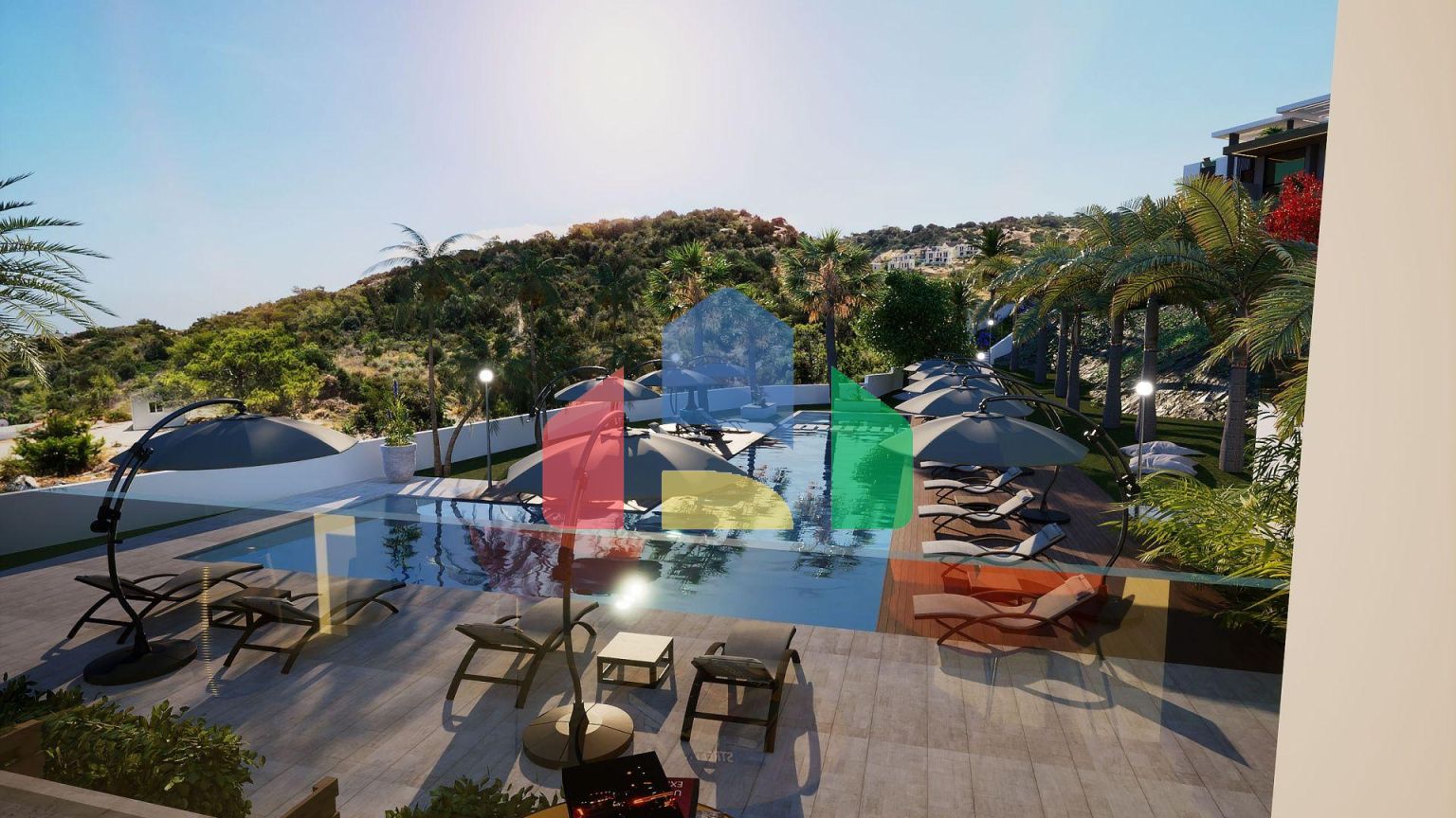 3-комнатный пентхаус loft 70 м2 с террасой на крыше 35 м2 с видами на море!