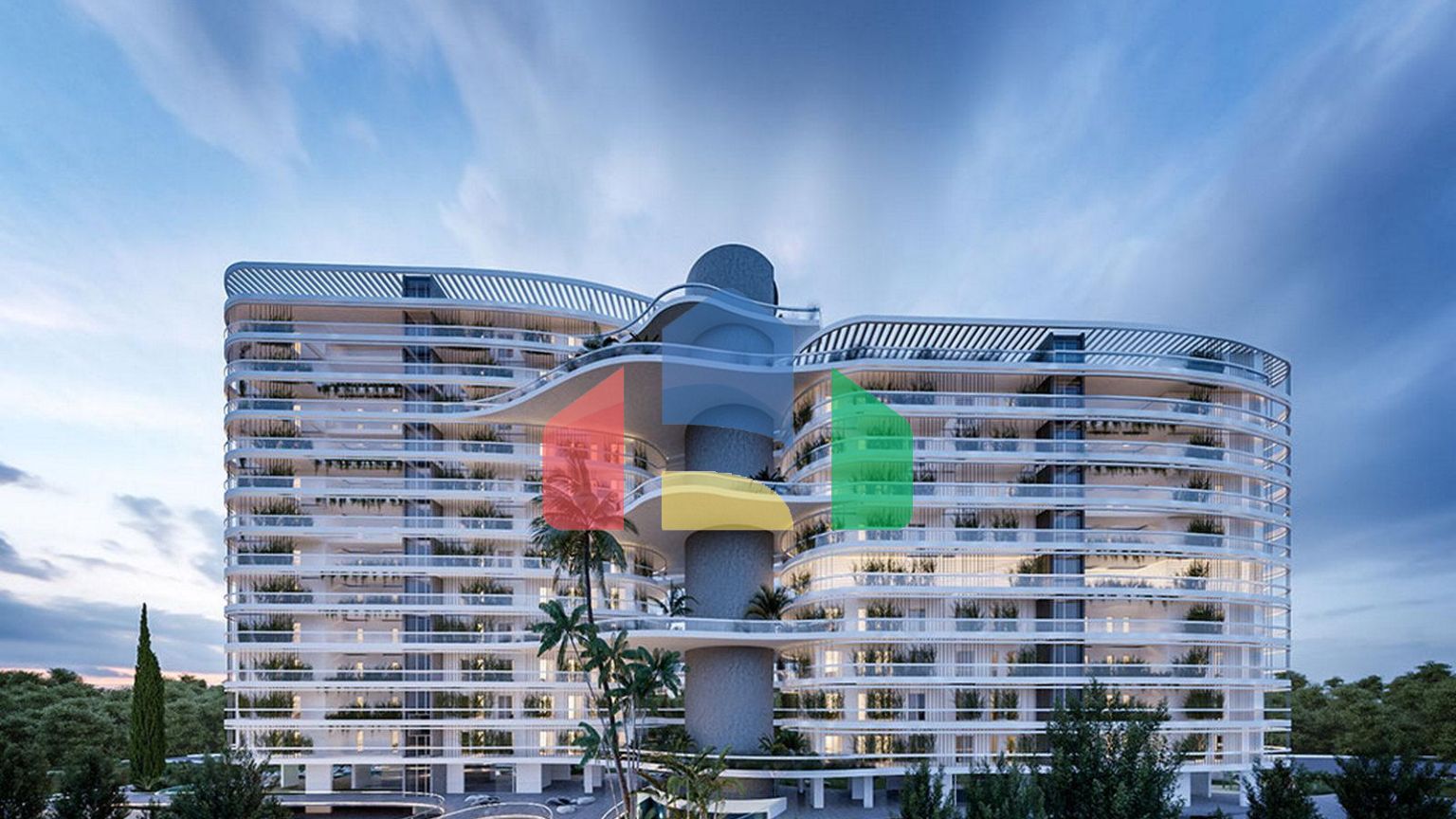 Квартира  1 спальней возле, район торгового центра, Ларнака