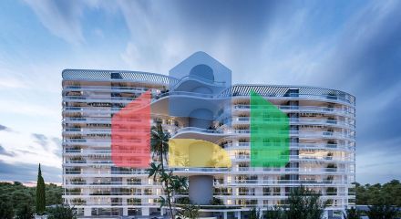 Квартира  1 спальней возле, район торгового центра, Ларнака