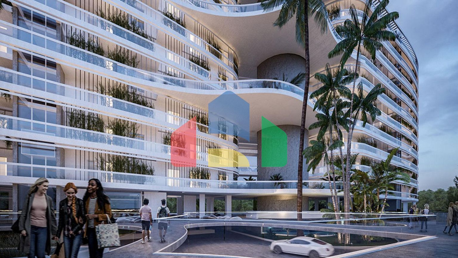 Квартира  1 спальней возле, район торгового центра, Ларнака