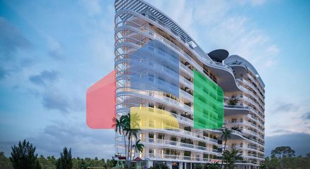 Квартира  1 спальней возле, район торгового центра, Ларнака