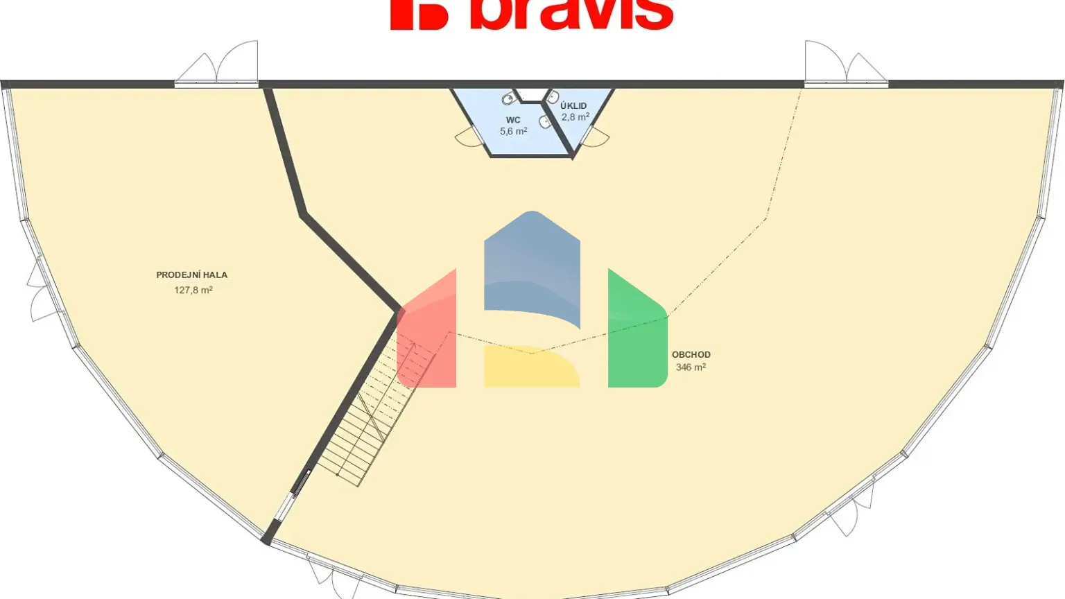 На продажу торговые помещения 600 m²