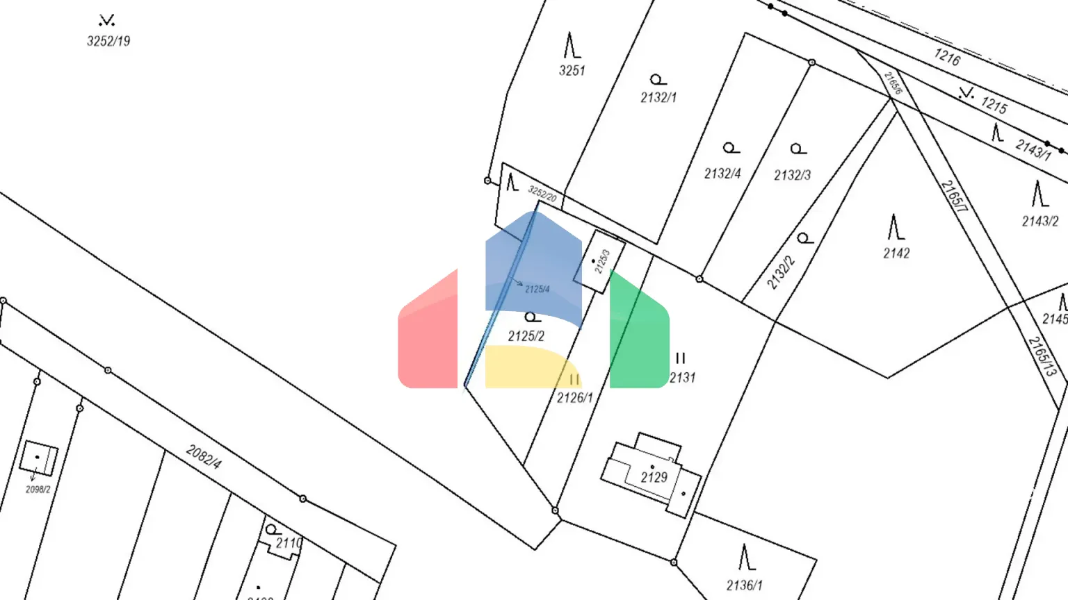 На продажу участки под строительство 2214 m²