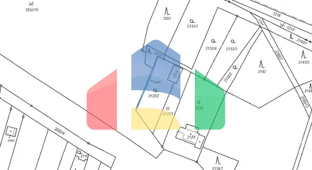 На продажу участки под строительство 2214 m²
