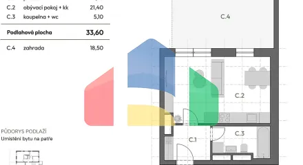 На продажу квартира 1-комн. студия 33 m²