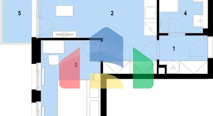 На продажу квартира 2-комн. студия 44 m²