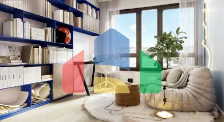 На продажу квартира 2-комн. студия 44 m²