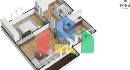 На продажу квартира 2+1 63 m²