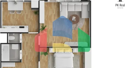 На продажу квартира 2+1 63 m²