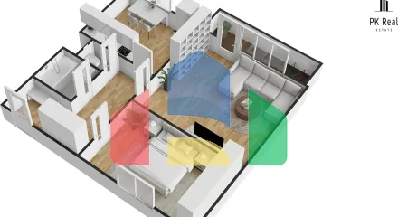 На продажу квартира 2+1 63 m²